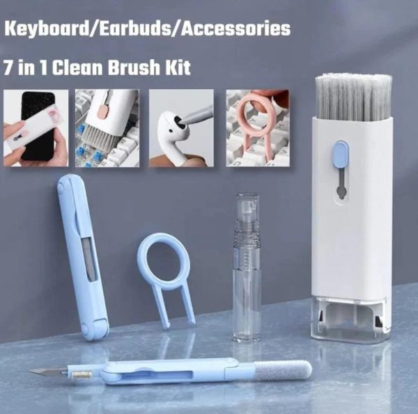 7 In 1 Kit Scalable Keyboard Cleaner Brush (random Color) - Mateen Mart