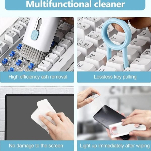 7 In 1 Kit Scalable Keyboard Cleaner Brush (random Color) - Mateen Mart